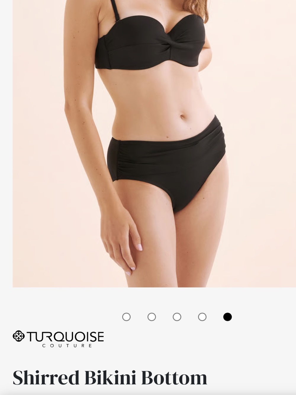 Classic Black Women's Swim Bottoms